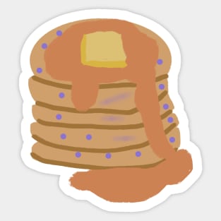 Blueberry Buttered Pancakes Sticker